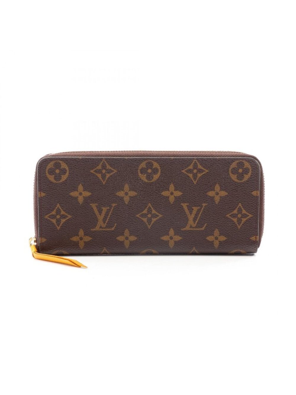 Louis Vuitton Round Wallet Portefeuille Clemence Monogram Mimosa Leather